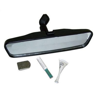 Crown Automotive Rearview Mirror and Mount Kit (Black) - 5965338K